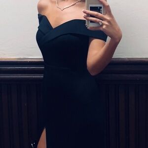 Long black dress